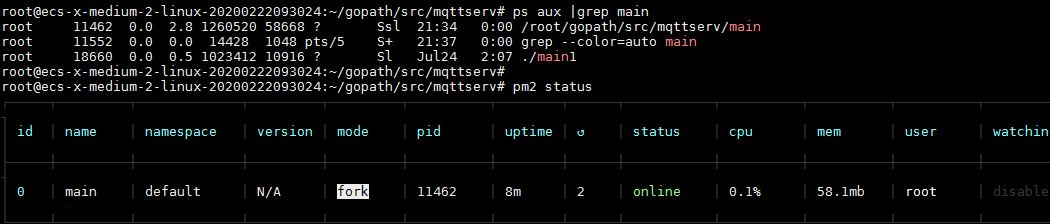 Use pm2 to manage go application processes - Programmer Sought