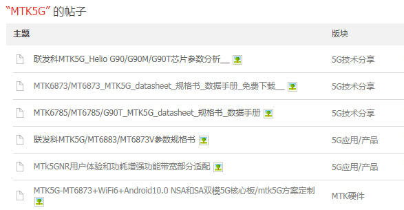 MTK-MT5G芯片？ 芯片datasheet-规格书资料下载