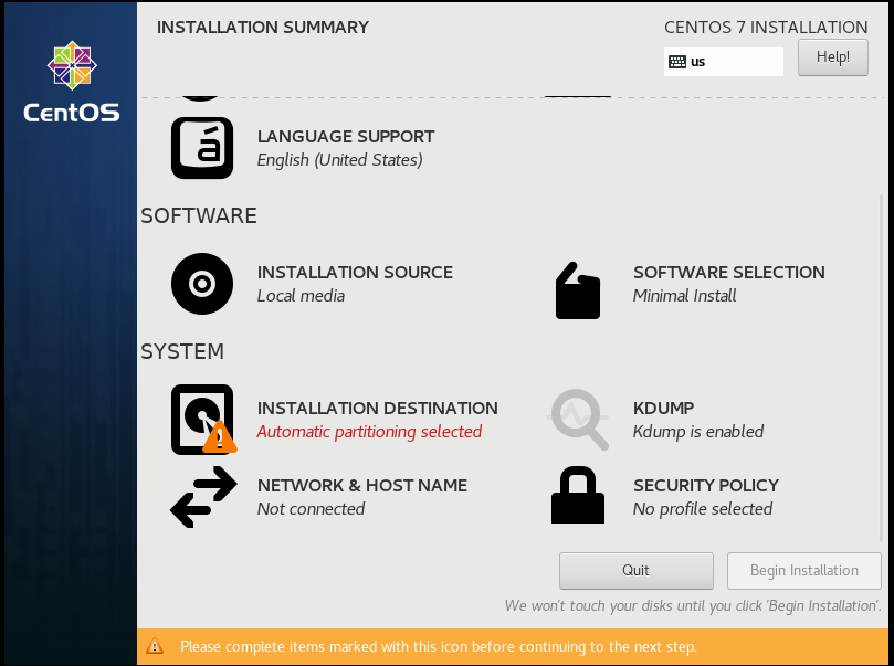 LinuxCentOS7 安装与分区_centos7自动创建分区CSDN博客