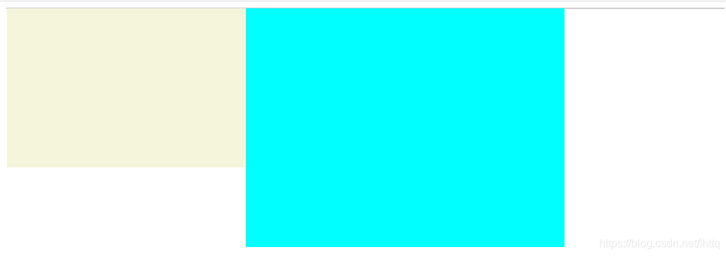 没有清除浮动的效果