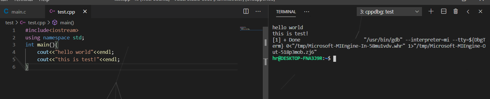 玩转WSL 2(二)——配合VS Code配置C/C+编译环境_wsl2 vscode c++-CSDN博客