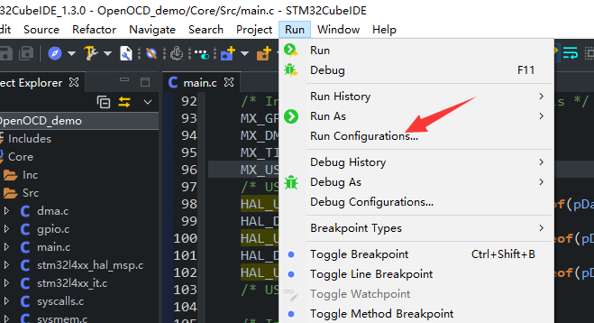STM32CubeIDE 使用OpenOCD debug-CSDN博客