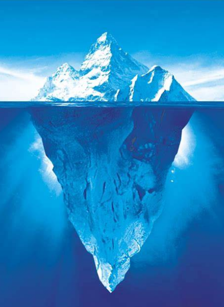 你永远不知道冰山之下隐藏着什么