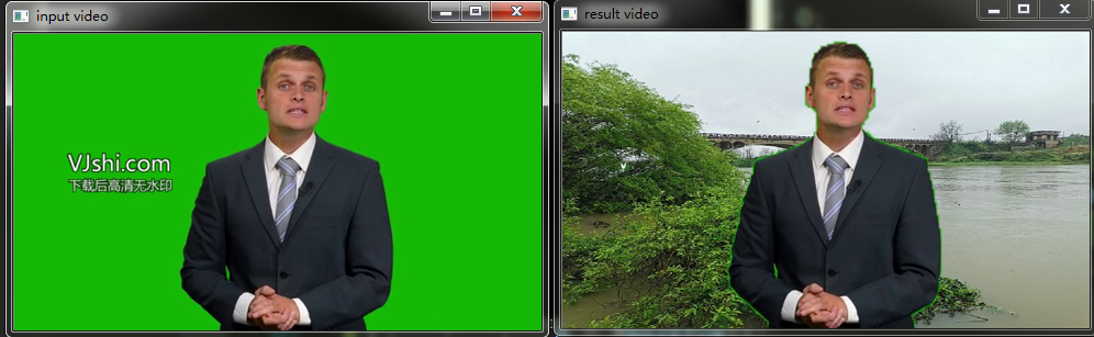 图像分割系列10_绿幕视频的背景替换