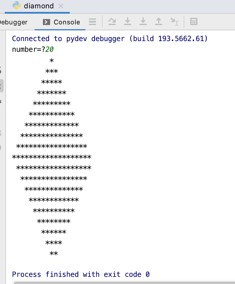 python画菱形的代码图片