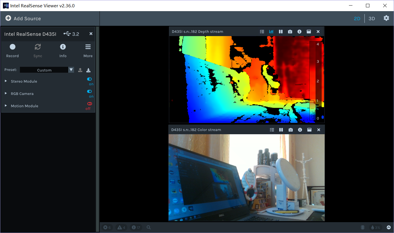 Intel RealSense Viewer