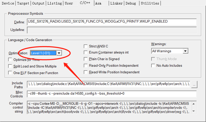 Keil 4编译报错“Error: L6220E: Execution region ER_IROM5 size (31536 bytes)……”