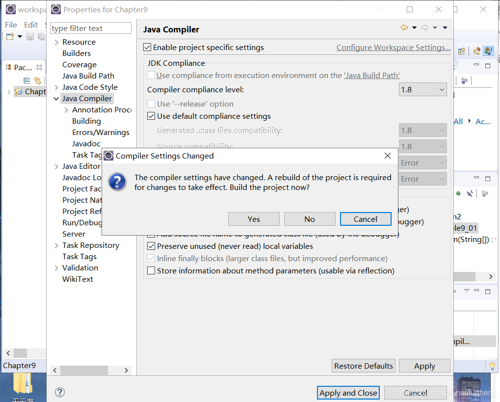 The compiler compliance specified is 1.7 but a JRE 1.8 is usedCSDN博客