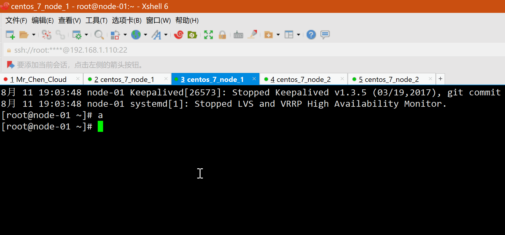  重启主nginx、访问测试