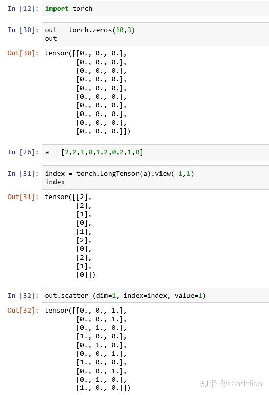 pytorch 构建onehot向量_pytorch热向量代码程序员宅基地 程序员宅基地