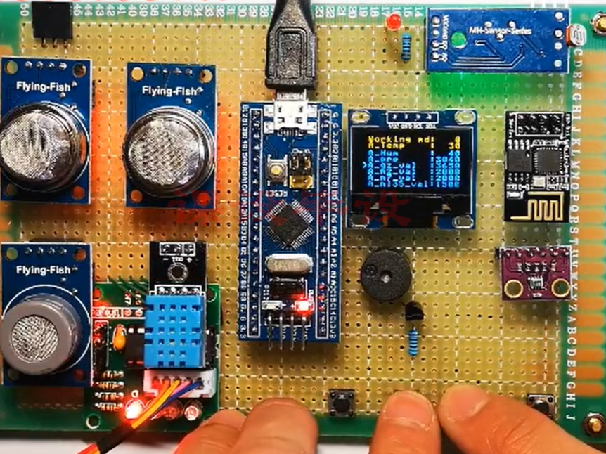 （毕业设计资料）基于STM32的物联网WiFi智能家居控制系统_结合物联网云，超声波，温湿度，光敏，wifi，蜂鸣器，彩灯的智能家居项目-CSDN博客
