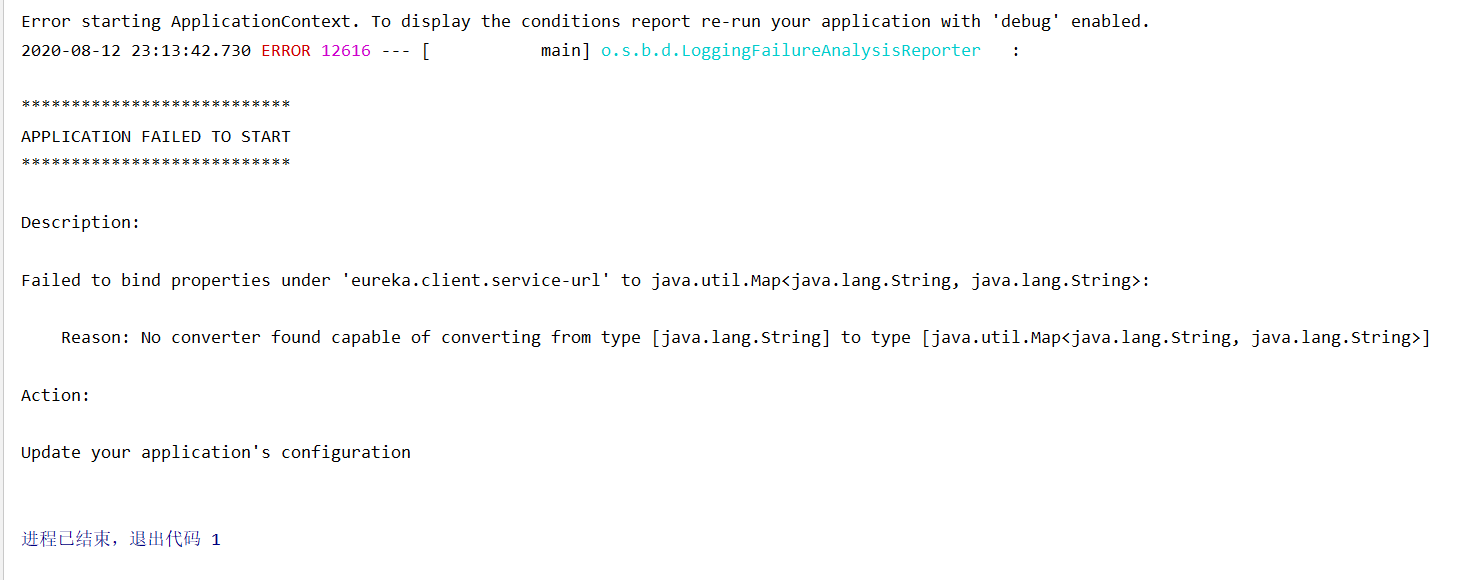 Reason: No converter found capable of converting from type [java.lang.String] to type [java.util.Map