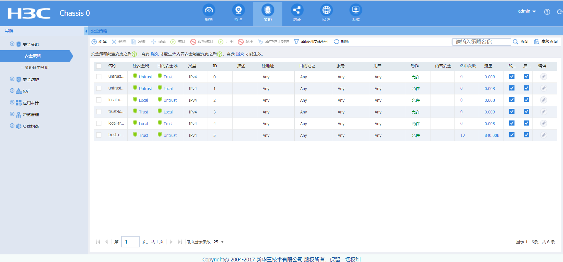 H3C防火墙的登录及管理