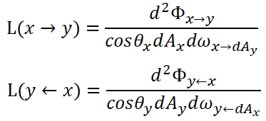 Radiance守恒的分析