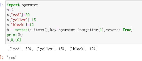 python中sorted方法排序字典时关于sortedClassCount[0][0]的注意事项_python sorted()[0]-CSDN博客