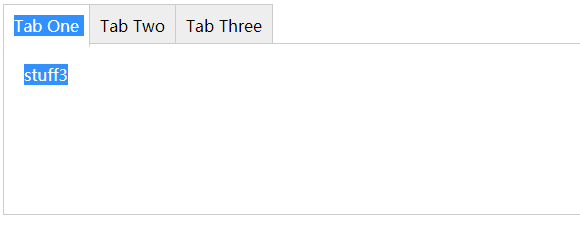 Html+CSS:Tab页实现_