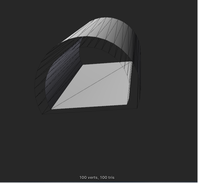 Unity3D generates a tunnel mesh - Programmer Sought