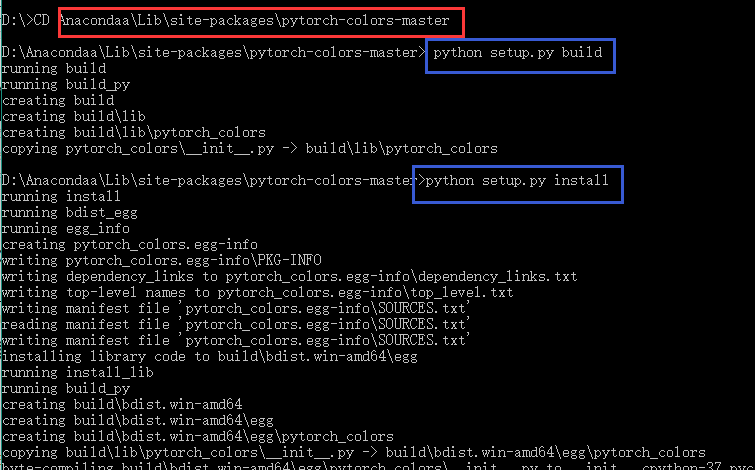 如何解决pytorch中的no module named pytorch colors 问题