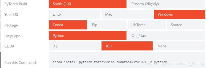 pytorch官网