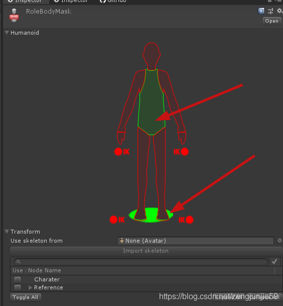 Unity Humanoid Error Unity角色模型由Generic改成Humanoid之后hips节点动画失效的问题_unity animationtype humenoid ...