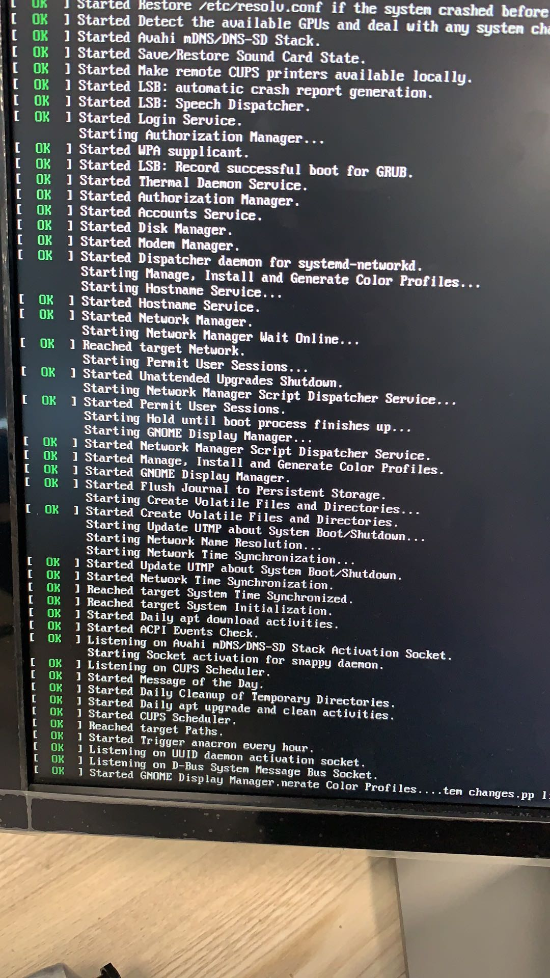 Ubuntu18.04启动时在Starting Gnome Display Manager出现问题_failed To Start Gnome ...