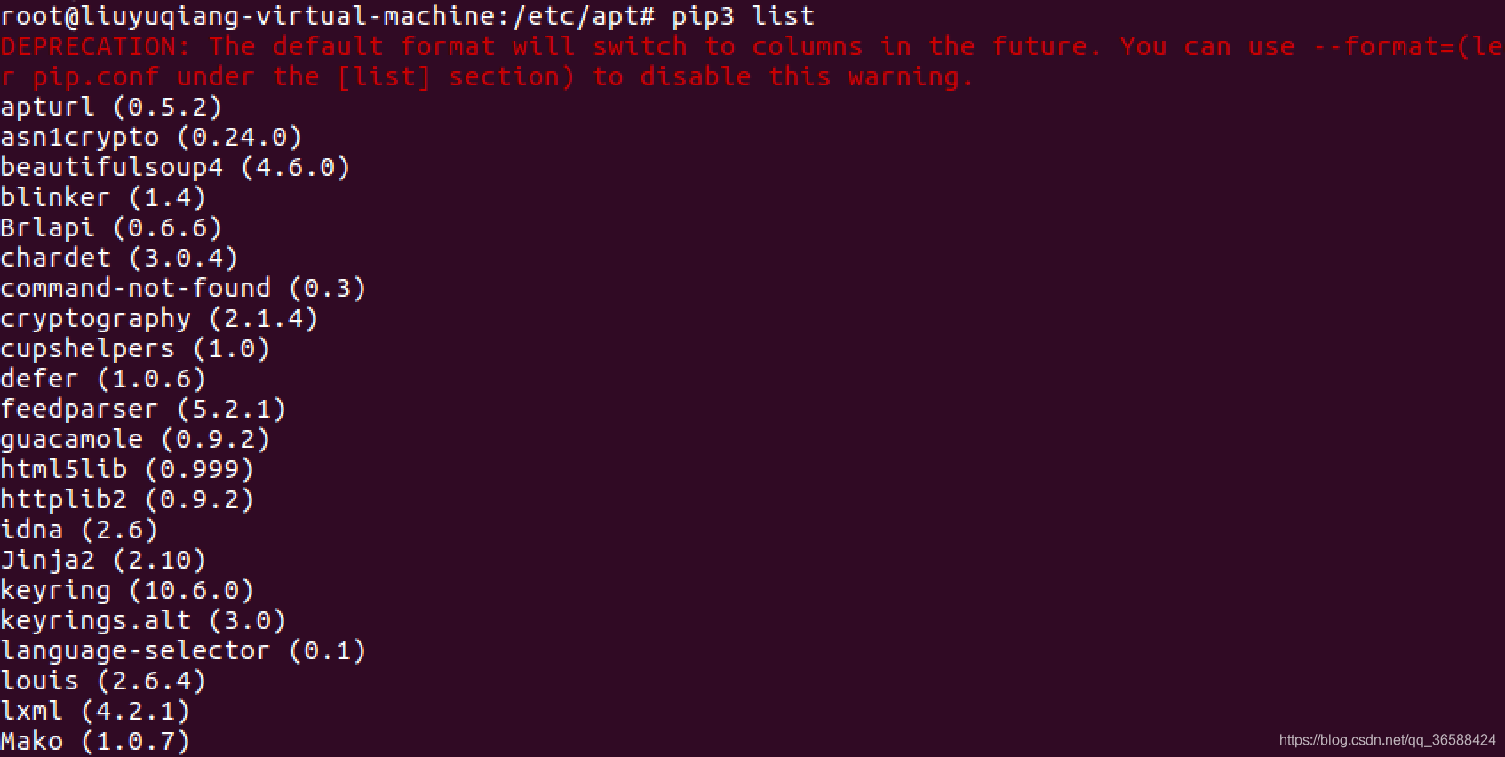 安装python3-pip 出现ubuntu-release-upgrader-gtk : 依赖: update-manager 但是它将不会被安装