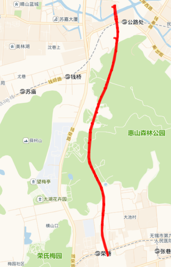 利用Python的folium包绘制城市道路图