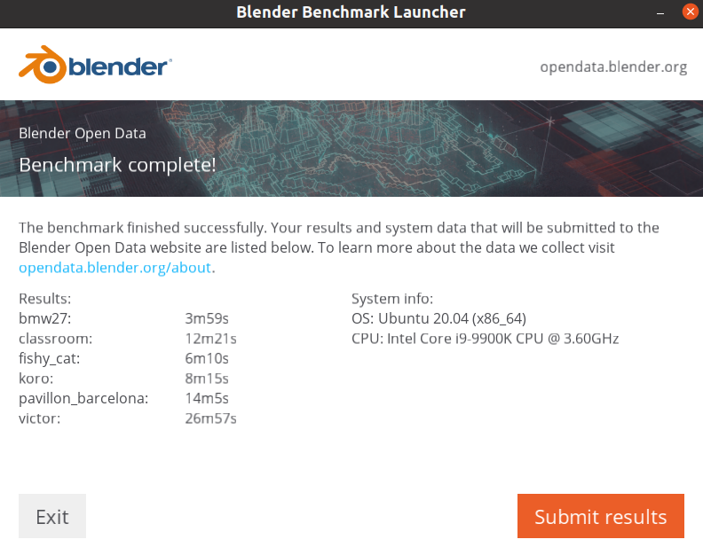 Blender Benchmark测试CSDN博客