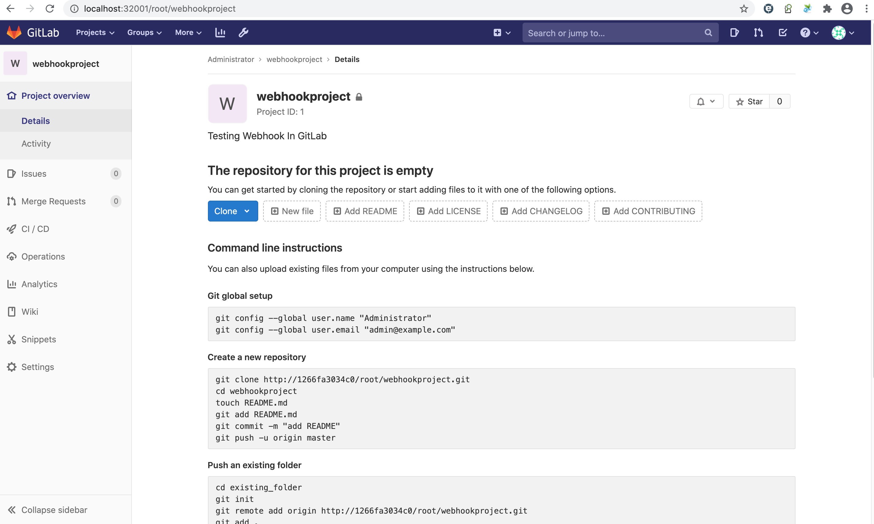 GitLab基础：webhook的使用方法_gitlab webhookCSDN博客