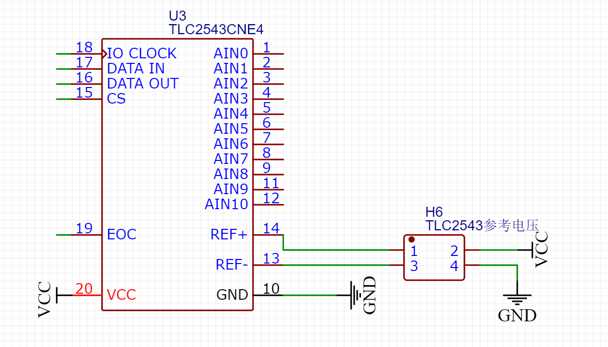 采集板主要元件及元件封装线性双极性霍尔元件ss49e:to92s12位11路adc