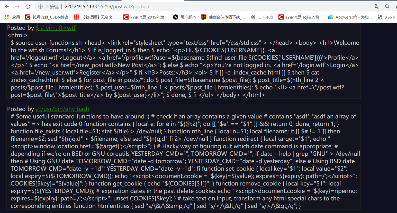 Web Wtf Sh 150 CSDN