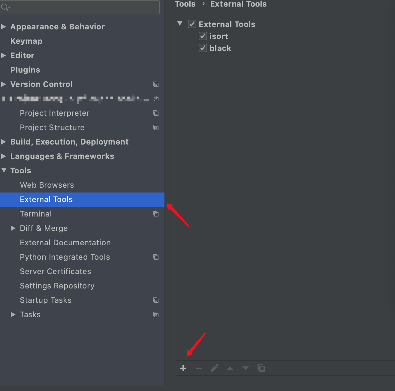 在pycharm中设置isort和black格式化代码_black + isort-CSDN博客