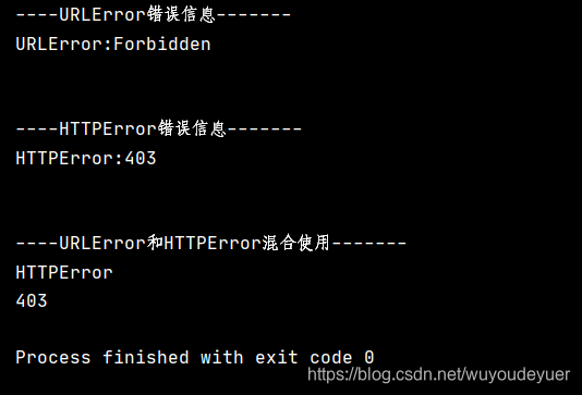 Python3，爬虫的HTTP Error、URL Error及混合使用