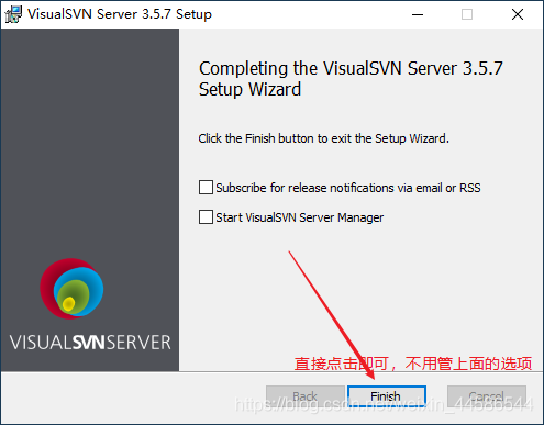 使用 VisualSVN 搭建 SVN 服务器