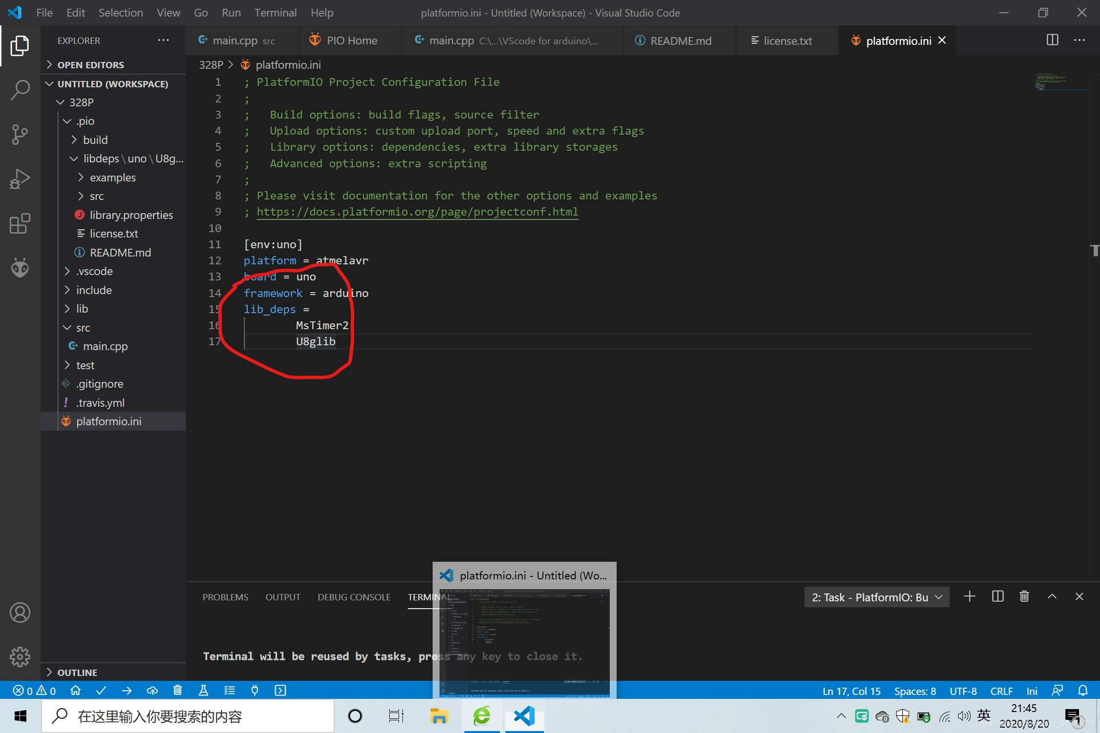 VScode Arduino 随机数OLED显示_vscode仿真oled-CSDN博客