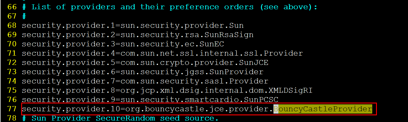 linux上java解加密(AES/CBC)异常：java.lang.SecurityException: JCE cannot authenticate the provider BC办法