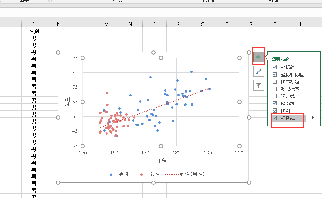 数学建模——更新1——excel散点图