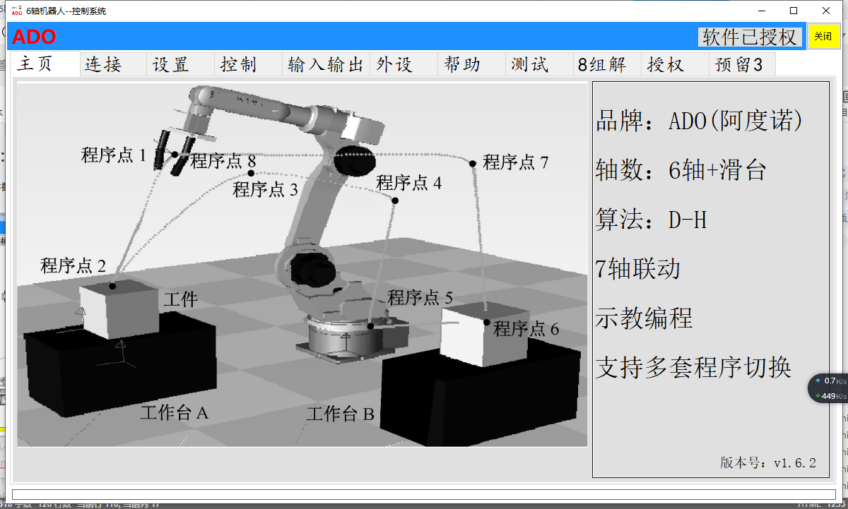 六轴机器人控制系统软件设计