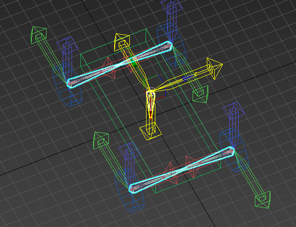 错误的骨骼坐标轴