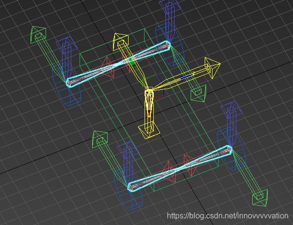错误的骨骼坐标轴