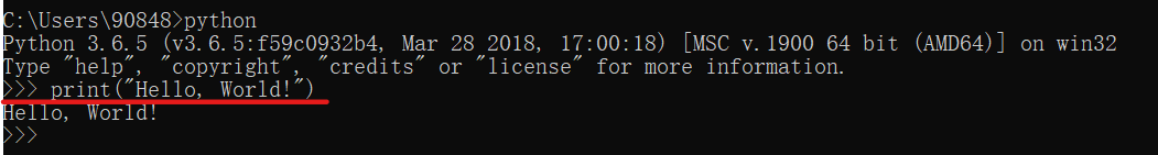 第一个Python程序