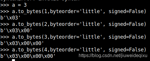 Python中把int型转换为Bytes类型_python int 转byte数组-CSDN博客