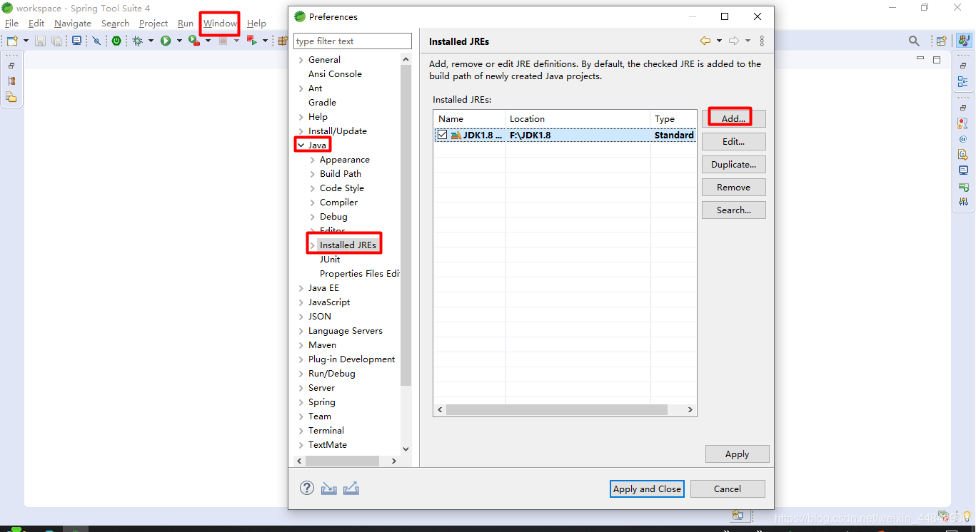简记:在STS中配置Tomcat和JDK_sts jdk配置-CSDN博客