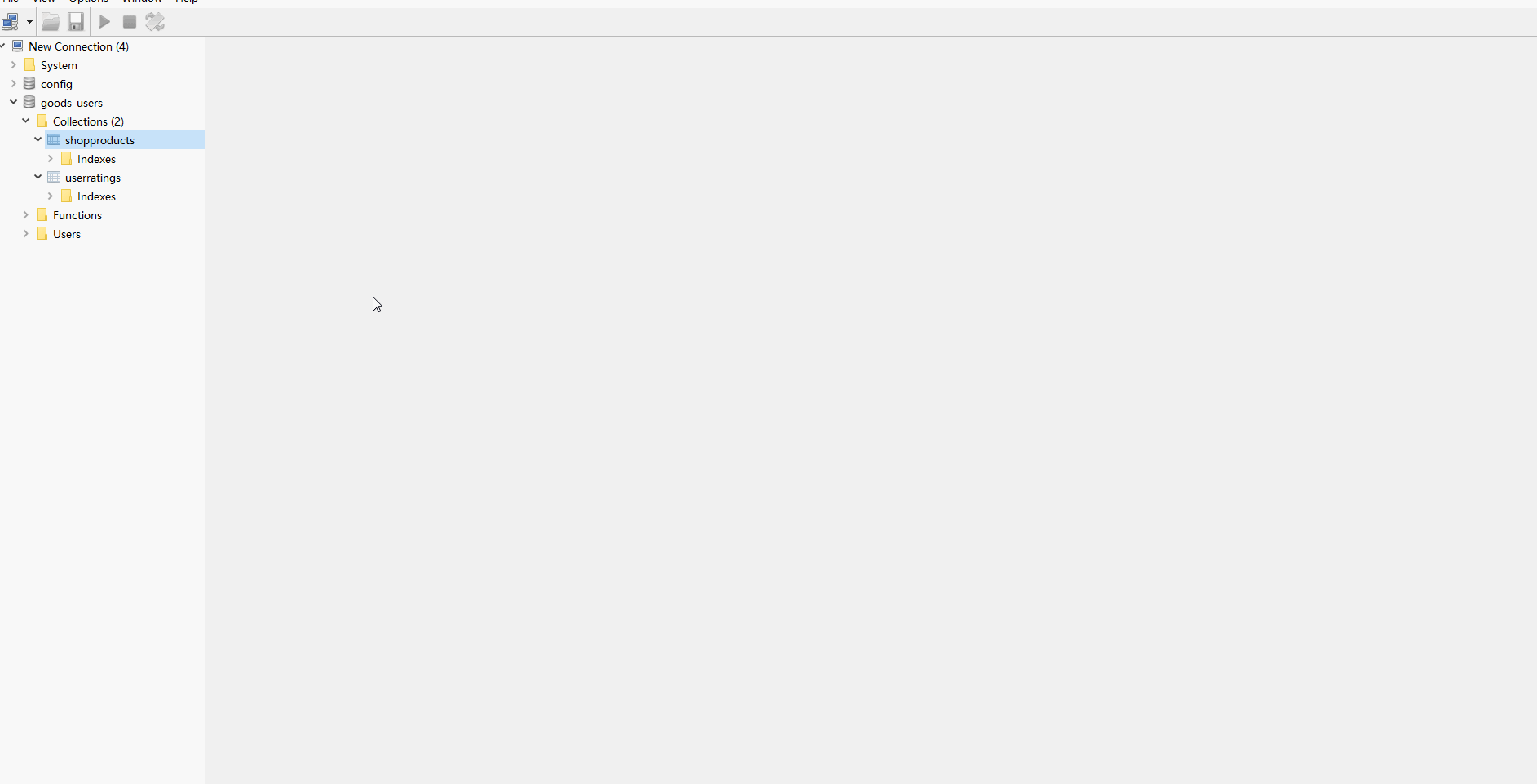 mongodb robo3t operate