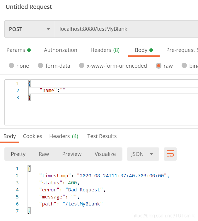 Spring Boot NotBlank NotBlank Valid