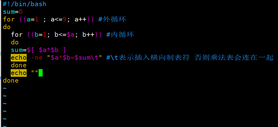 秒懂 Shell脚本实现99乘法表和三角形的输出 呜呼啦呼的博客 Csdn博客