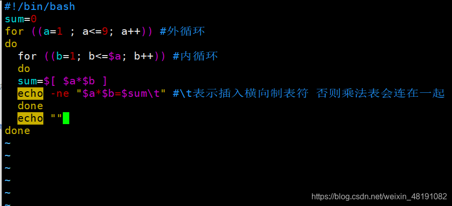 秒懂 Shell脚本实现99乘法表和三角形的输出 呜呼啦呼的博客 Csdn博客 秒懂 Shell脚本实现99乘法表和三角形的输出 呜呼啦呼的博客 Csdn博客