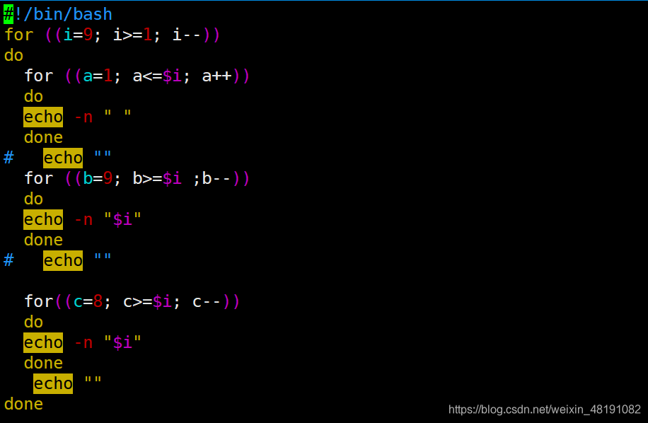 秒懂 Shell脚本实现99乘法表和三角形的输出 呜呼啦呼的博客 Csdn博客 秒懂 Shell脚本实现99乘法表和三角形的输出 呜呼啦呼的博客 Csdn博客