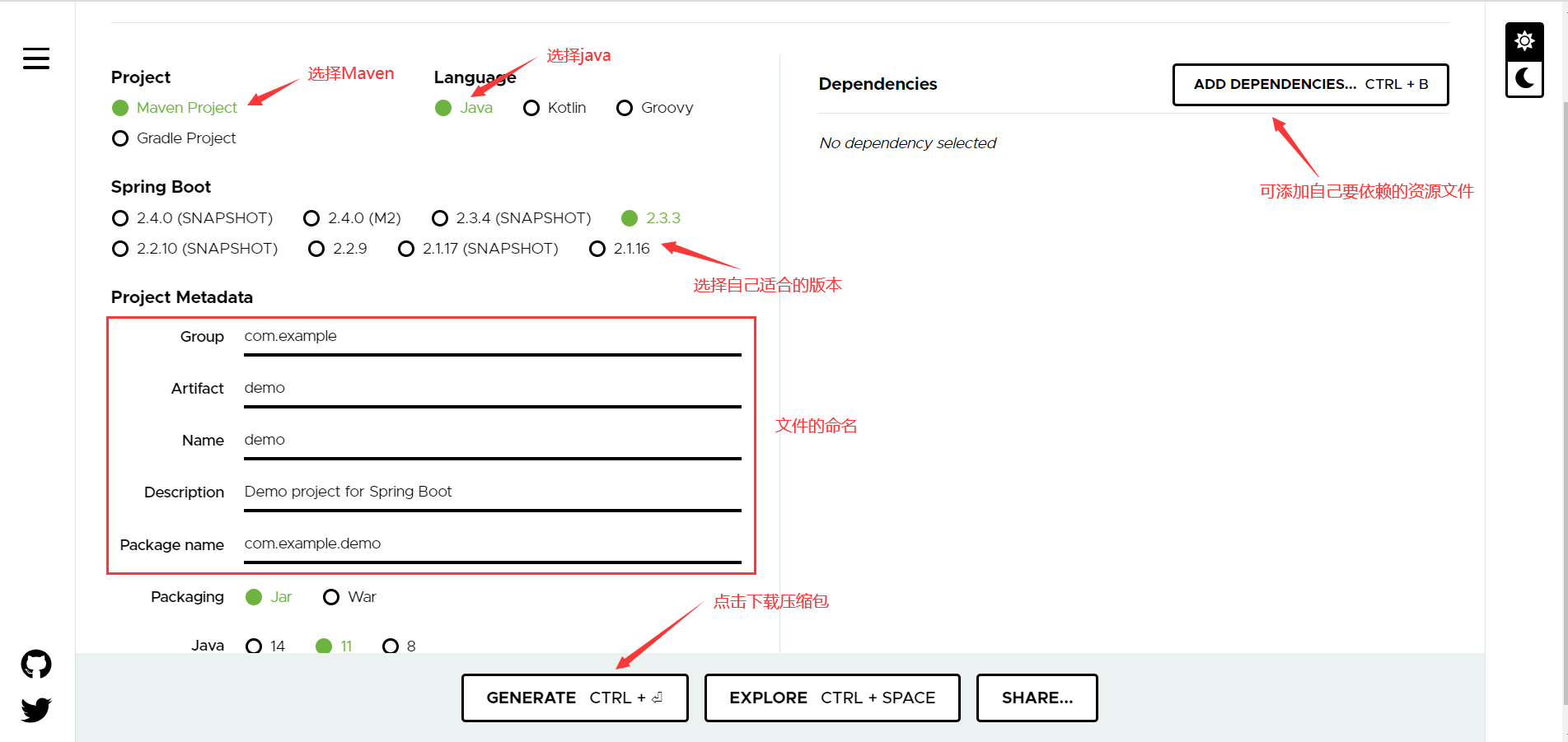 Super detailed Spring Boot project creation tutorial - Programmer Sought