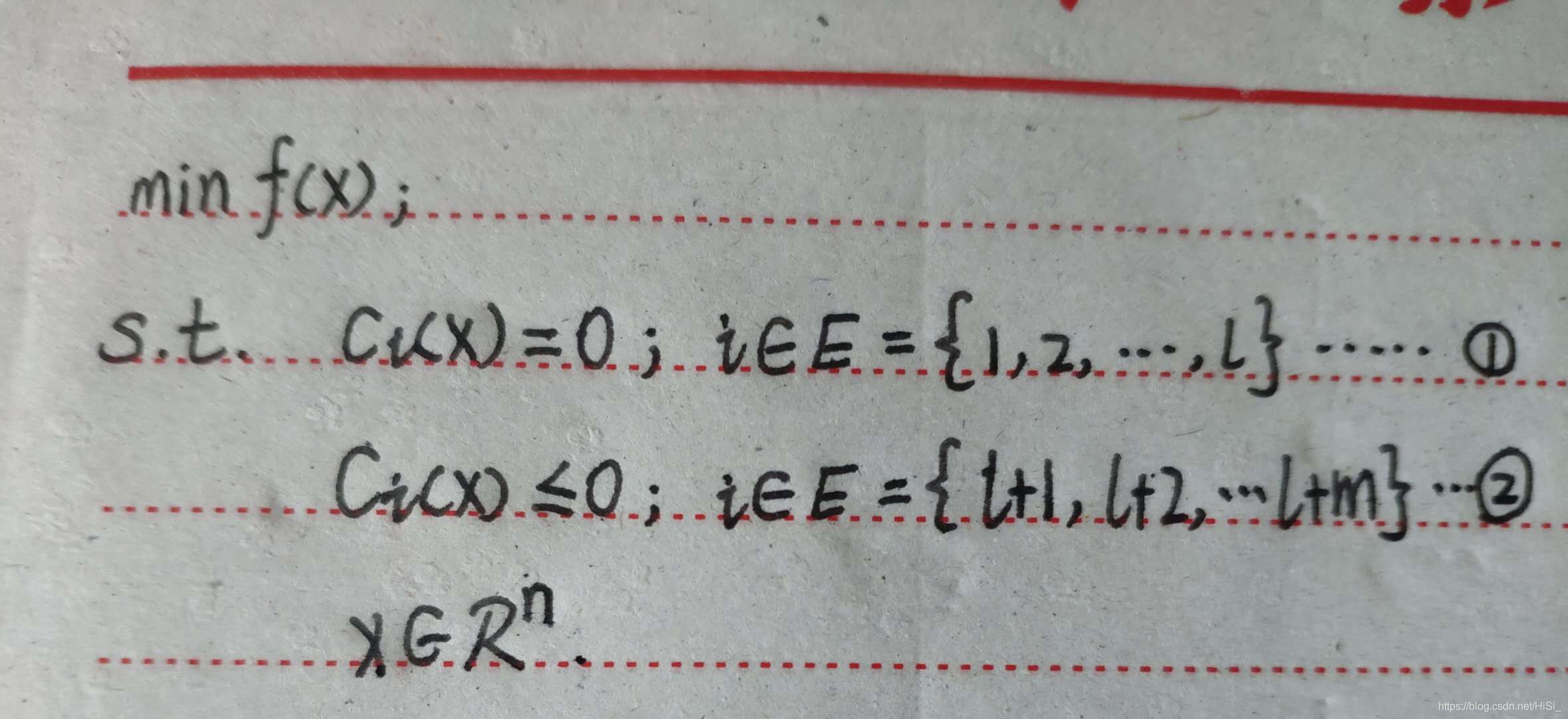 最优化方法学习笔记 最优化问题数学模型 Hisi 的博客 Csdn博客 最优化方法学习笔记 最优化问题数学模型 Hisi 的博客 Csdn博客